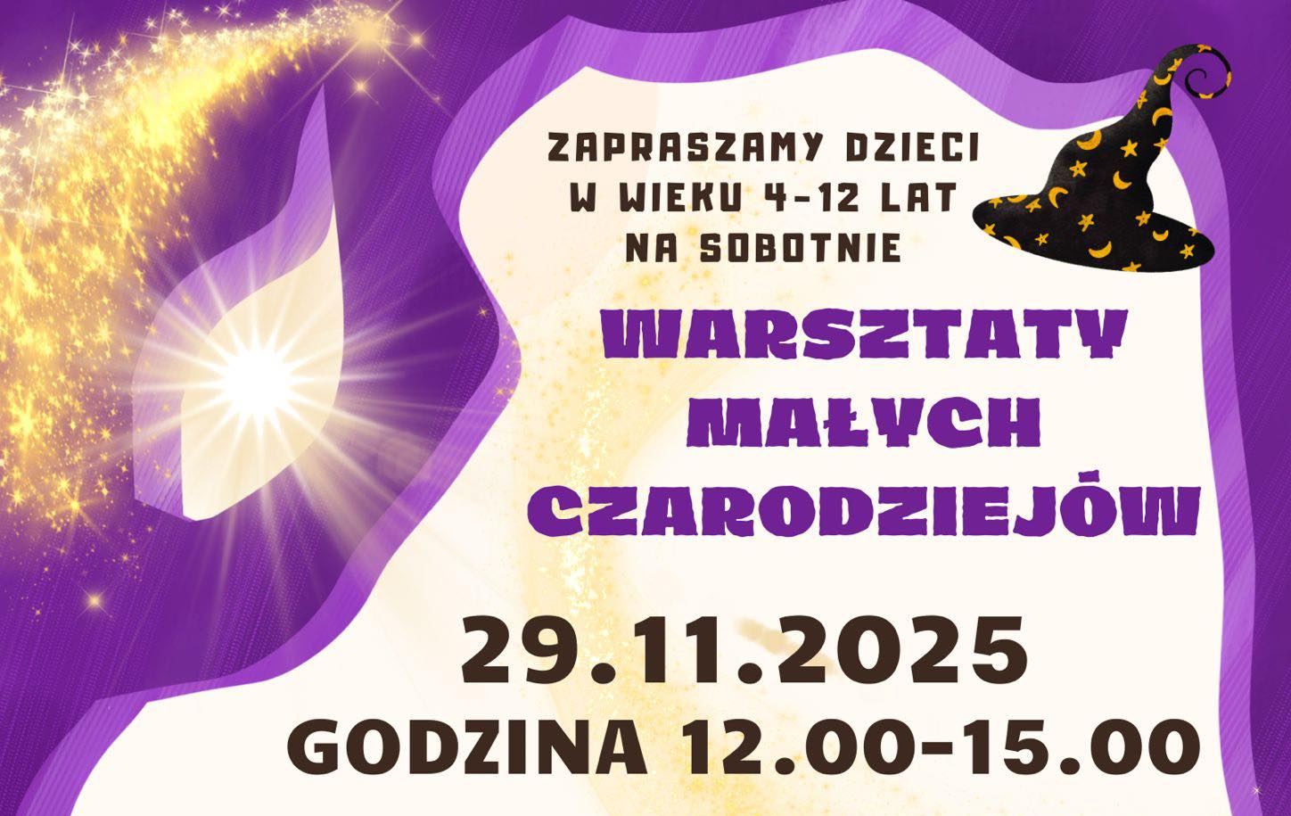 Warsztaty małych czarodziejów!