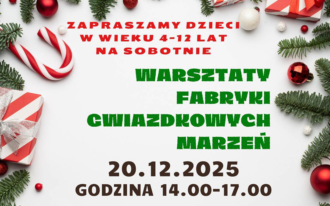 Warsztaty Fabryki Gwiazdkowych Marzeń!